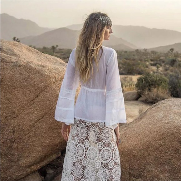 New! HOST PICK 🌸Gorgeous bohemian cover up dress - Picture 2 of 4